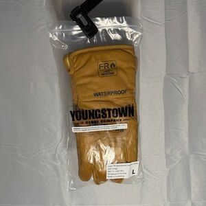 Youngstown FR Waterproof Leather Work Gloves - Brown